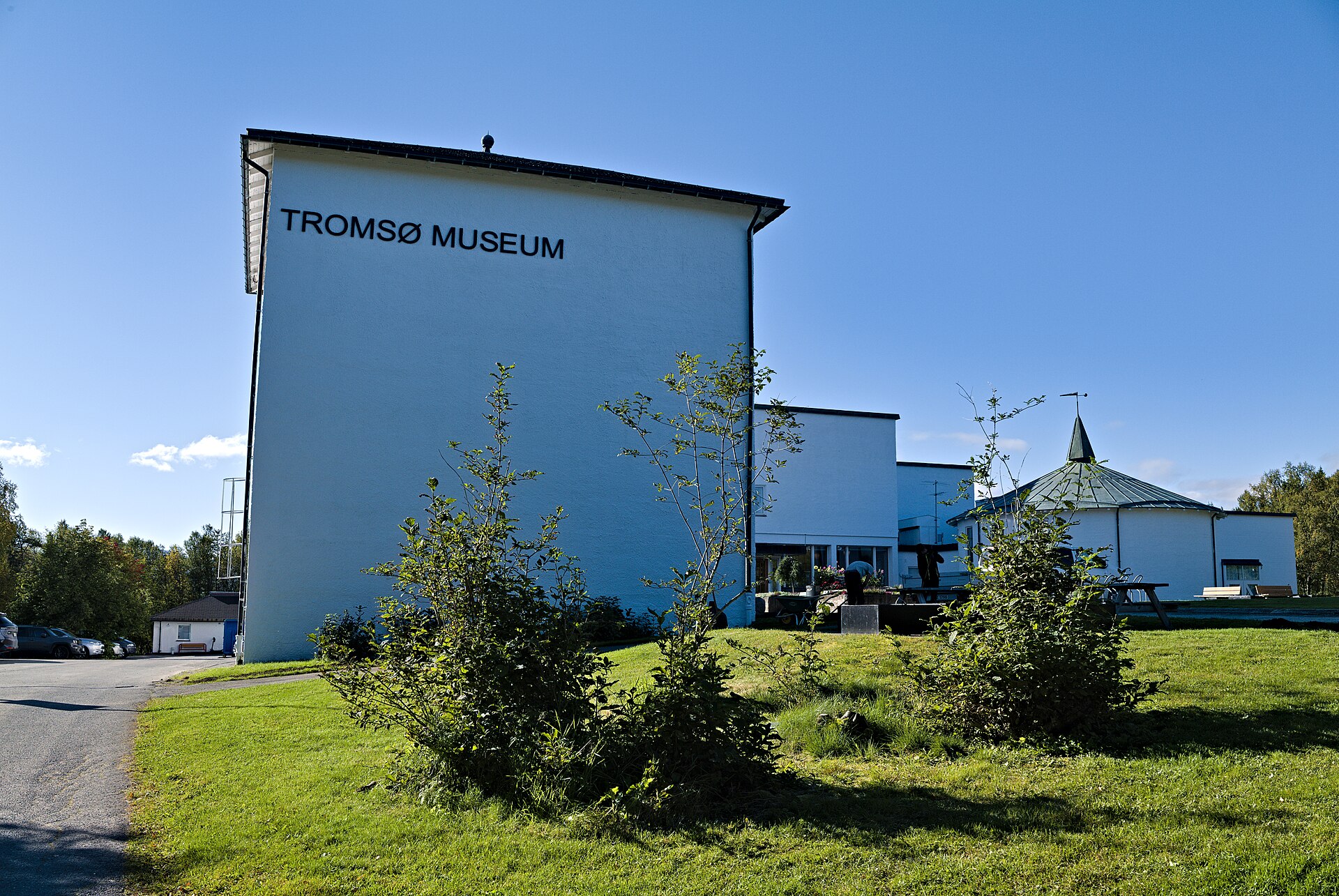 Exterior of Tromsø Museum on the south of Tromsøya