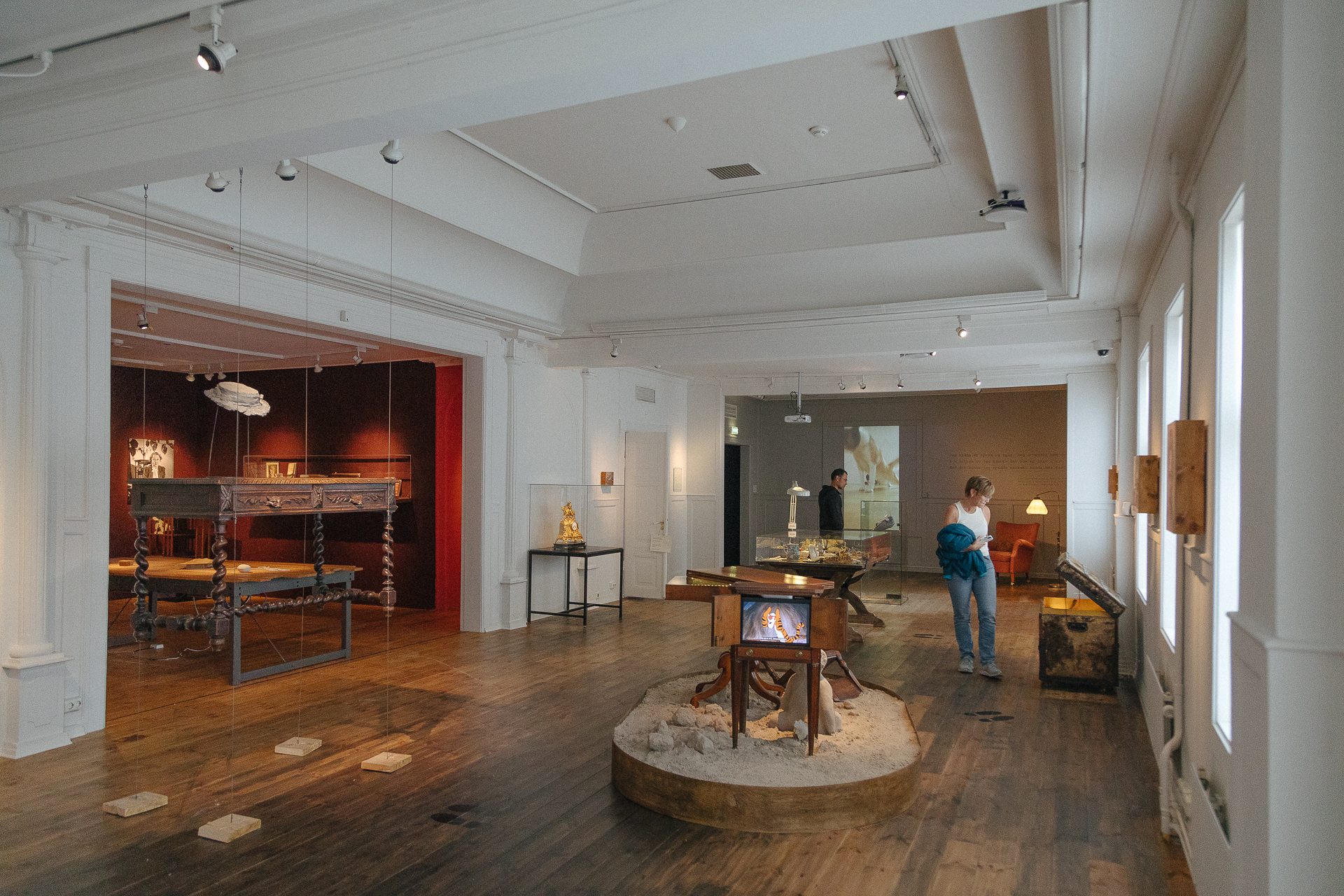 An exhibition room inside Perspektivet Museum, photographed in 2023
