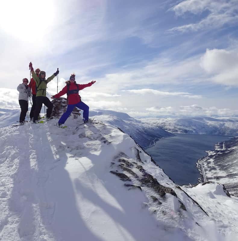 Guided snowshoe hike across a snowy hill outside Tromsø — photo 1 of 5